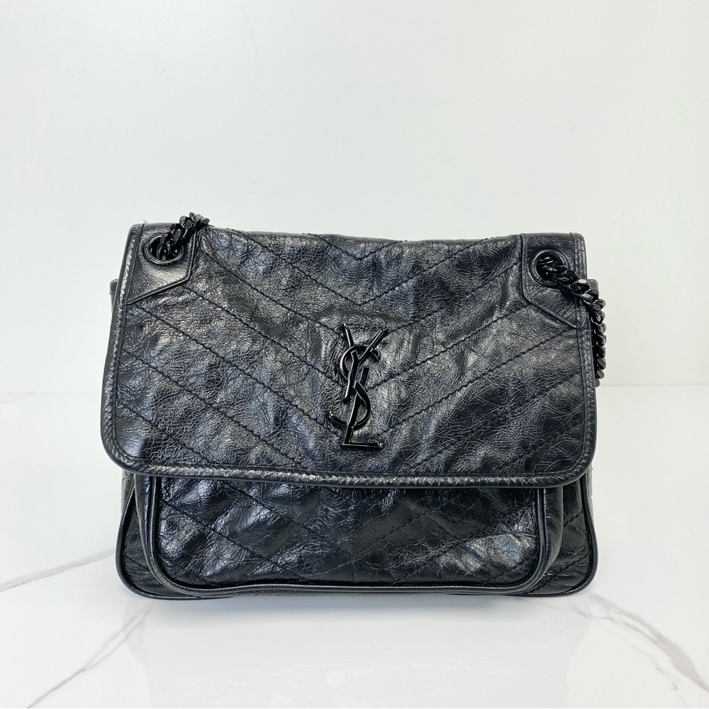 Saint Laurent Niki Medium In Vintage Leather